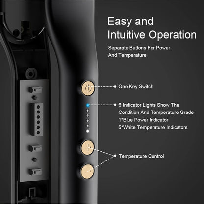 Beard & Hair Straightening Brush HZS01 (ANLAN)