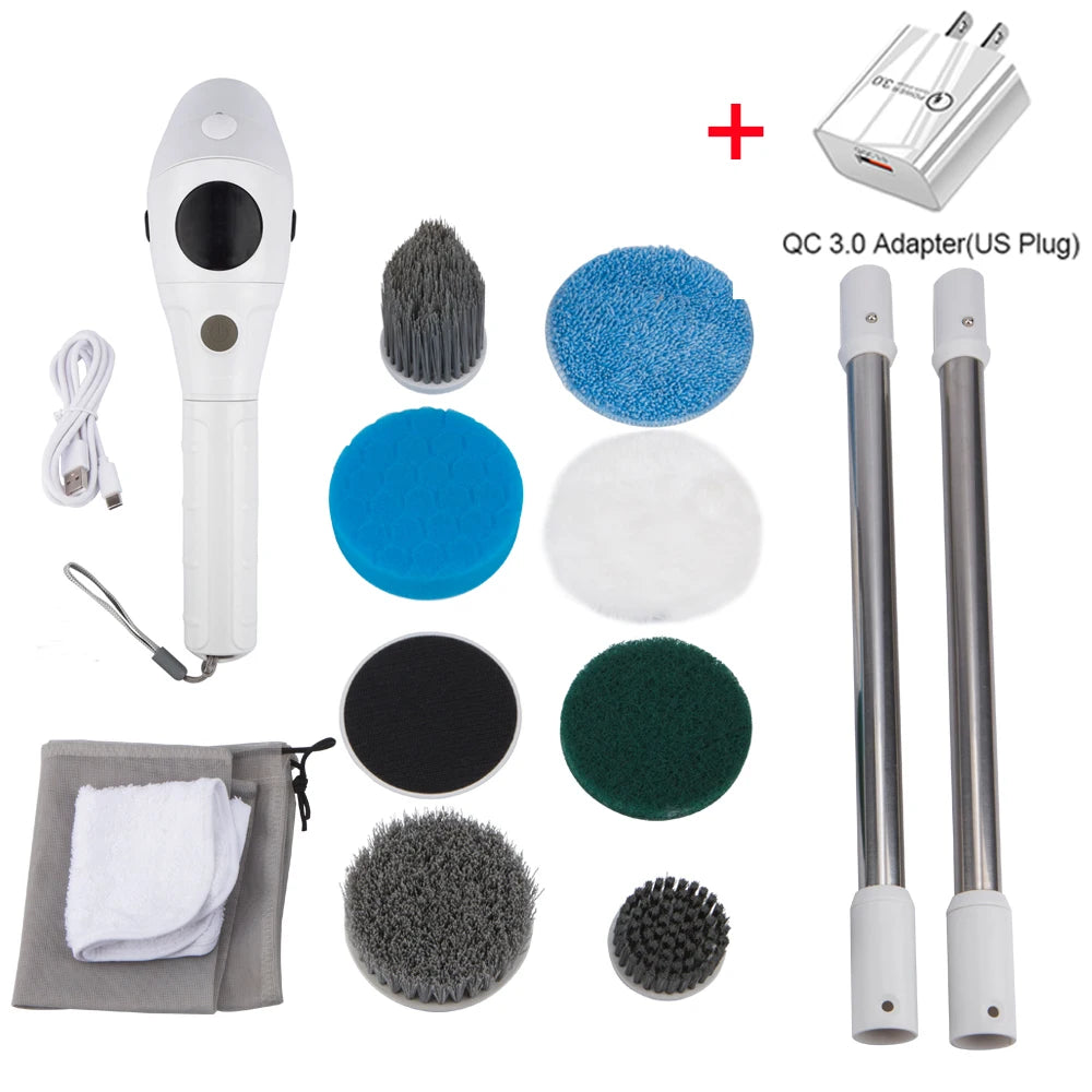 Electric Cleaning Brush 8-in-1 (Cordless)