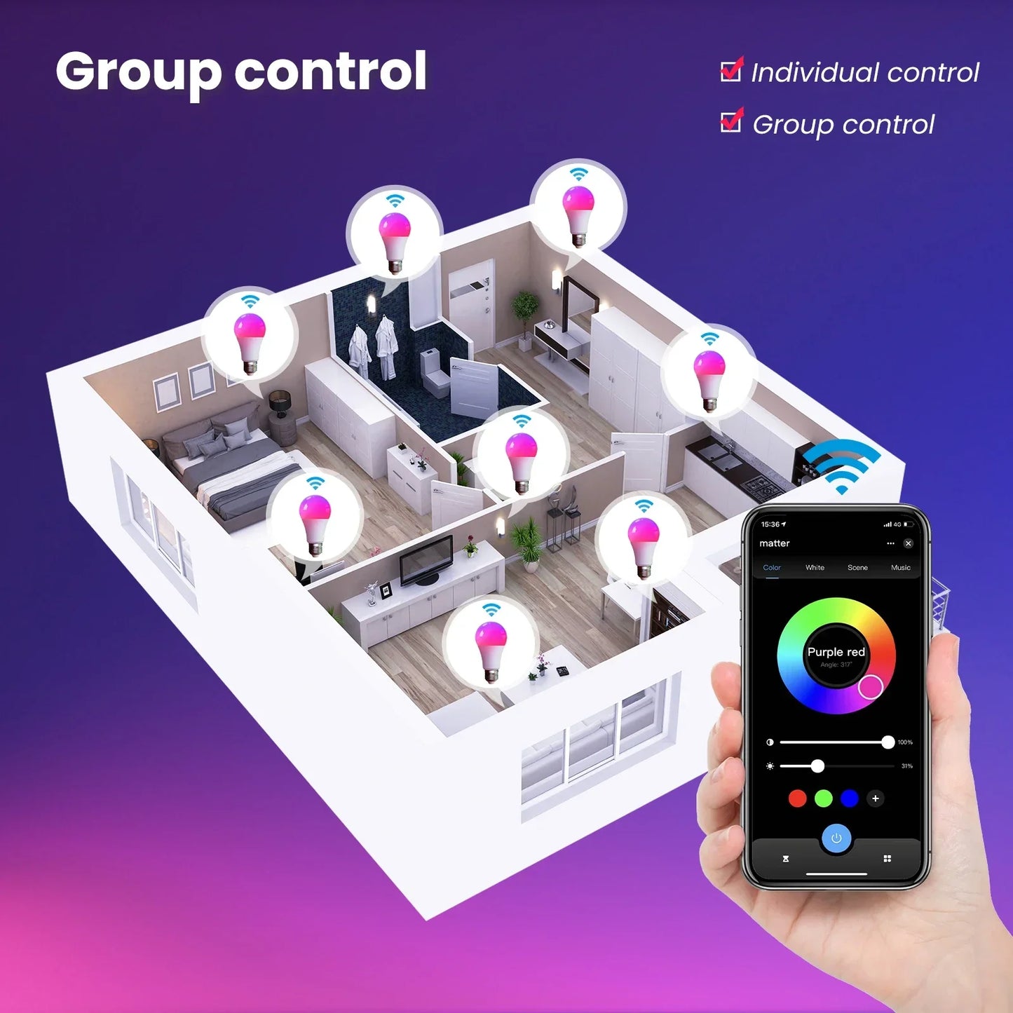 Smart RGB Bulb (MOES)