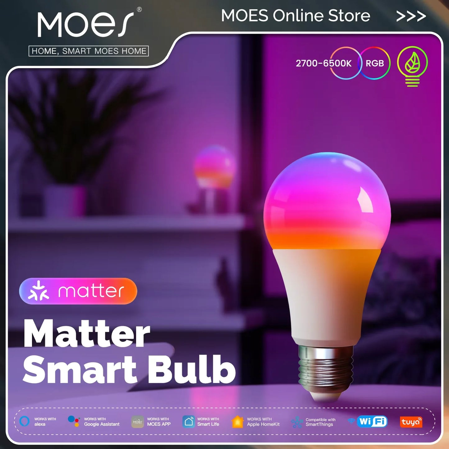 Smart RGB Bulb (MOES)