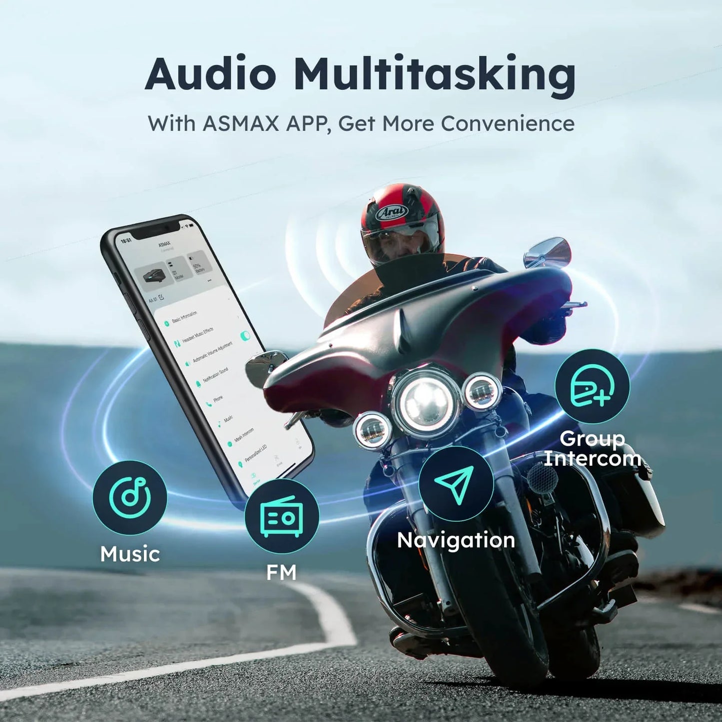 S1 Bluetooth Intercom (ASMAX)