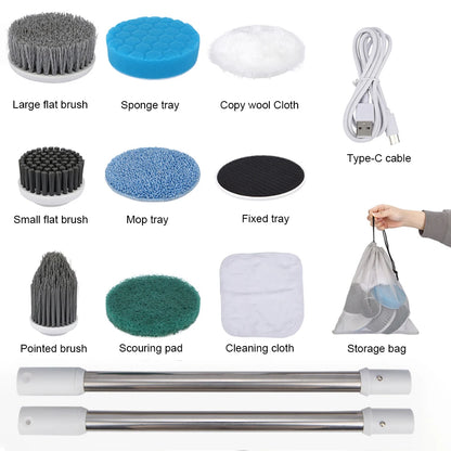 Electric Cleaning Brush 8-in-1 (Cordless)