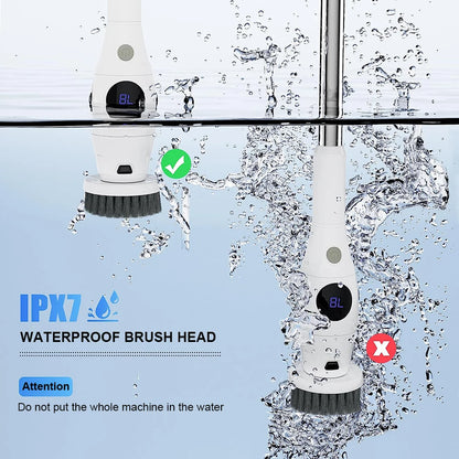 Electric Cleaning Brush 8-in-1 (Cordless)